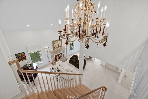 Chandelier, Dining room, Fireplace, Interior, Living room, Recessed Lighting