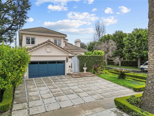 Attached, Backyard, Exterior, Facade, Mediterranean