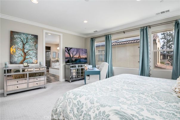 Bedroom, Interior, Recessed Lighting