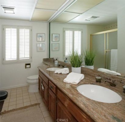 Bathroom, Dual Sink Vanities, Glass Shower, Interior