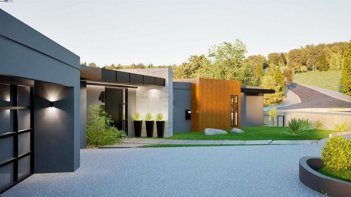 Backyard, Exterior, Facade, Modern