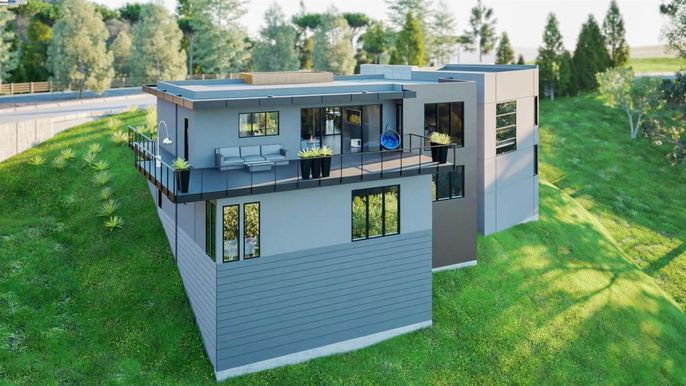 Backyard, Exterior, Facade, Modern