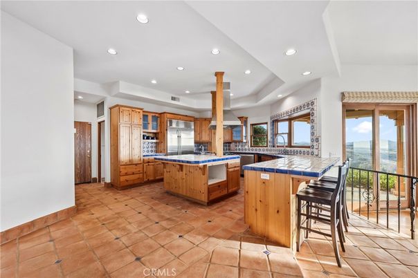 Interior, Kitchen, Recessed Lighting, Tile Countertops
