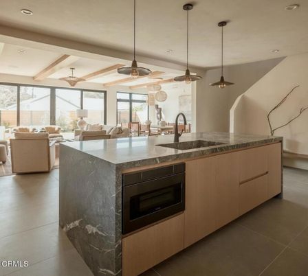 Dining room, Interior, Kitchen, Living room, Pendant Lights, Recessed Lighting