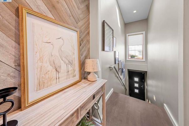 Home Office, Interior, Recessed Lighting, Wooden Ceilings, Wood Texture Flooring