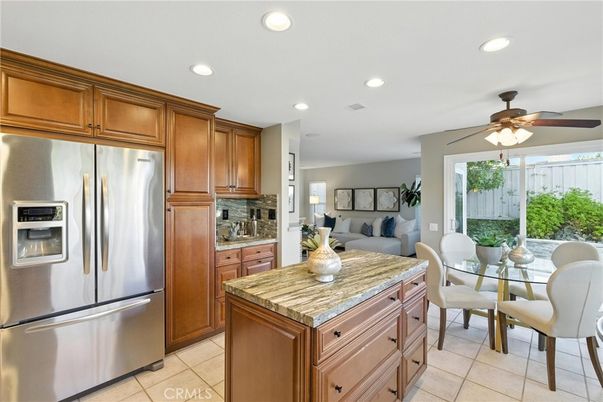 Dining room, Interior, Kitchen, Living room, Recessed Lighting, Stainless Steel Appliances