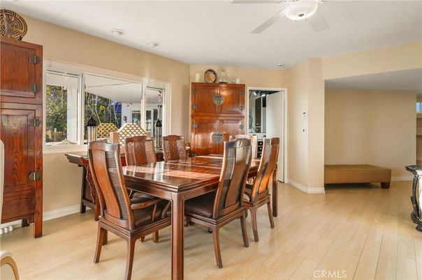 Dining room, Interior, Wood Texture Flooring