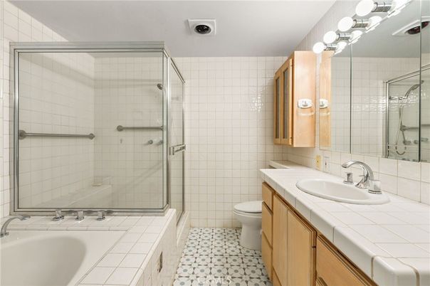 Bathroom, Dual Sink Vanities, Glass Shower, Interior, Tile Countertops