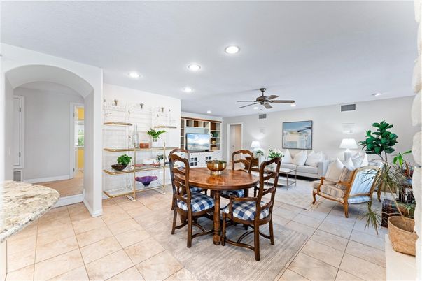 Dining room, Interior, Living room, Recessed Lighting