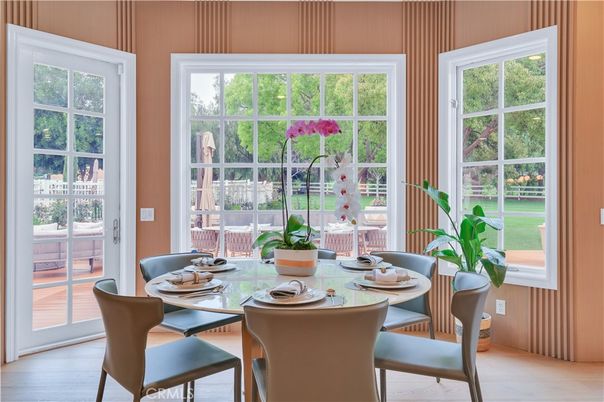 Dining room, Interior, Wood Texture Flooring