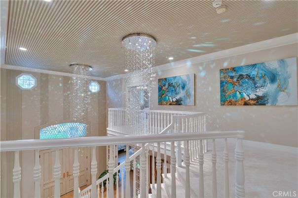Chandelier, Interior, Recessed Lighting