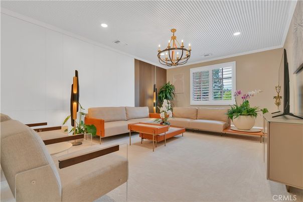 Chandelier, Interior, Living room, Recessed Lighting