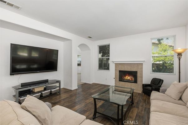 Fireplace, Interior, Living room, Wood Texture Flooring