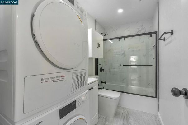 Bathroom, Glass Shower, Interior, Marble, Marble Walls, Recessed Lighting