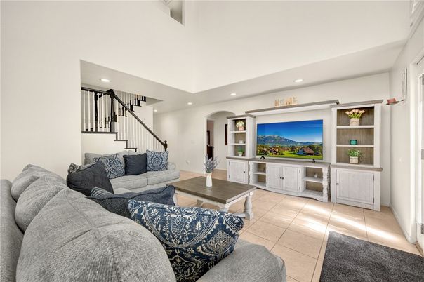 Interior, Living room, Recessed Lighting