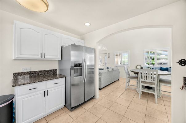 Dining room, Interior, Kitchen, Living room, Recessed Lighting, Stainless Steel Appliances