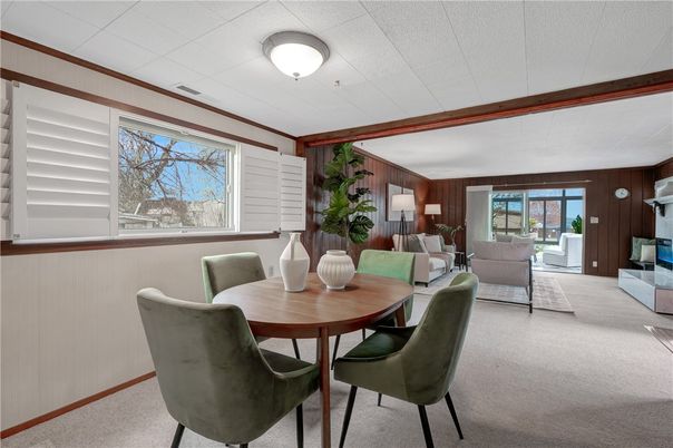 Dining room, Fireplace, Interior, Living room, Wooden Walls