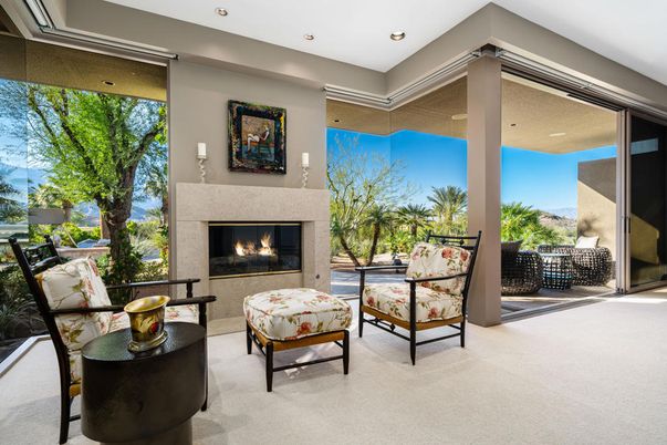 Fireplace, Interior, Living room, Recessed Lighting
