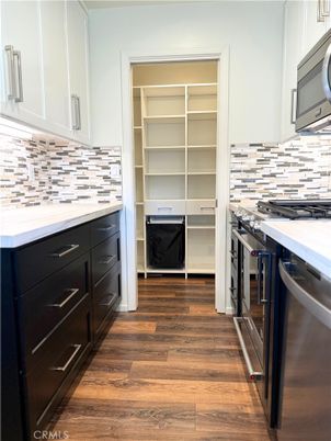 Interior, Kitchen, Wood Texture Flooring