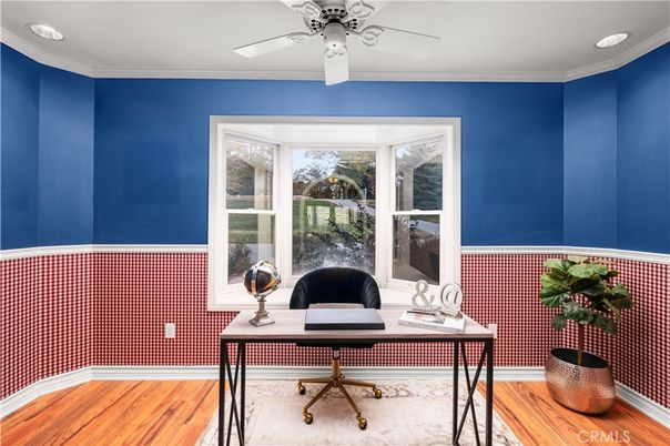 Home Office, Interior, Wood Texture Flooring