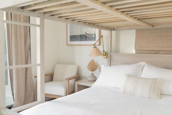 Bedroom, Interior, Wooden Beams