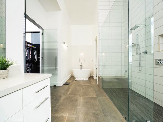 Bathroom, Free Standing Baths, Glass Shower, Interior