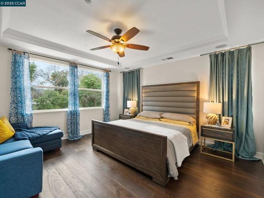 Bedroom, Interior, Wood Texture Flooring