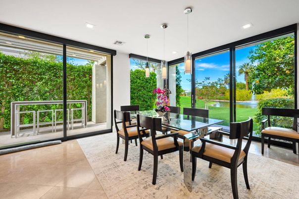 Dining room, Interior, Pendant Lights, Recessed Lighting