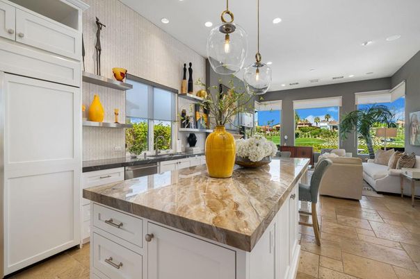 Interior, Kitchen, Living room, Pendant Lights, Recessed Lighting, Stainless Steel Appliances