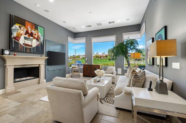 Fireplace, Interior, Living room, Recessed Lighting