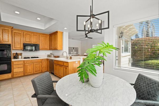 Dining room, Interior, Kitchen, Pendant Lights, Recessed Lighting