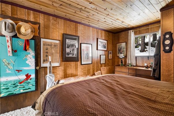 Bedroom, Interior, Wooden Ceilings, Wooden Walls