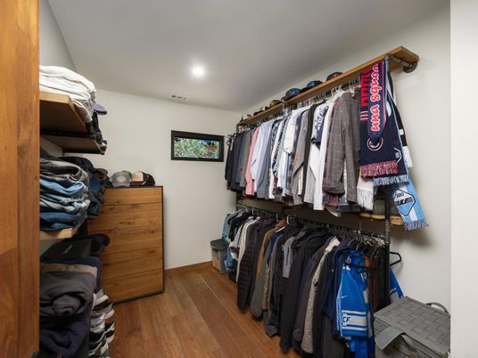 Interior, Recessed Lighting, Walk-in Closets, Wood Texture Flooring