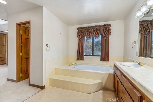 Bathroom, Dual Sink Vanities, Interior, Tile Countertops