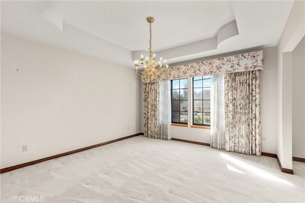 Chandelier, Empty room, Interior