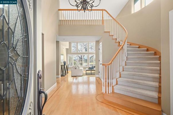 Chandelier, Interior, Wood Texture Flooring