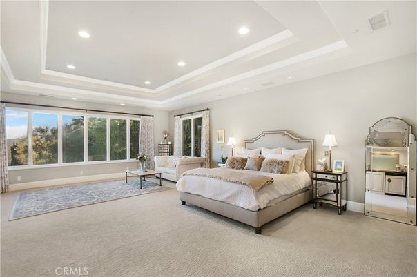 Bedroom, Interior, Recessed Lighting
