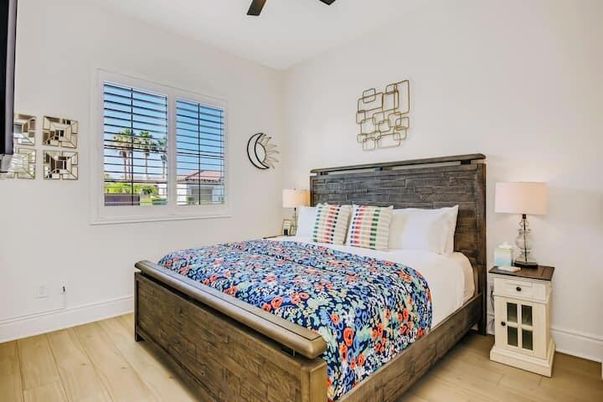Bedroom, Interior, Wood Texture Flooring