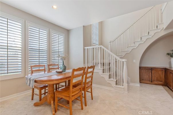 Dining room, Interior, Recessed Lighting