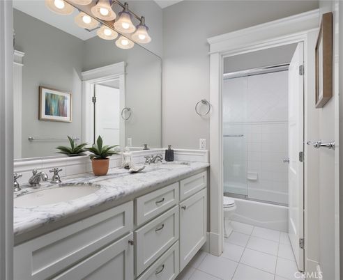 Bathroom, Dual Sink Vanities, Glass Shower, Interior