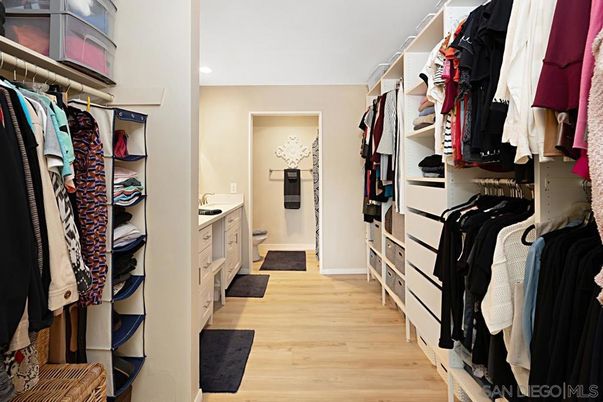 Interior, Recessed Lighting, Walk-in Closets, Wood Texture Flooring