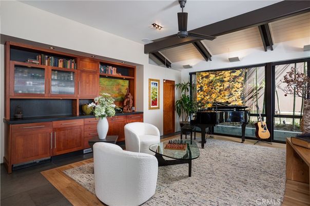 Interior, Living room, Piano, Wooden Beams, Wood Texture Flooring
