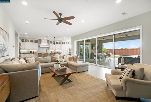 Dining room, Interior, Kitchen, Living room, Pendant Lights, Recessed Lighting, Wood Texture Flooring