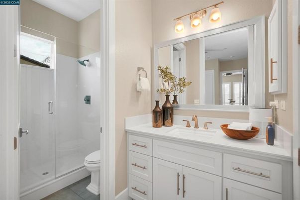 Bathroom, Glass Shower, Interior