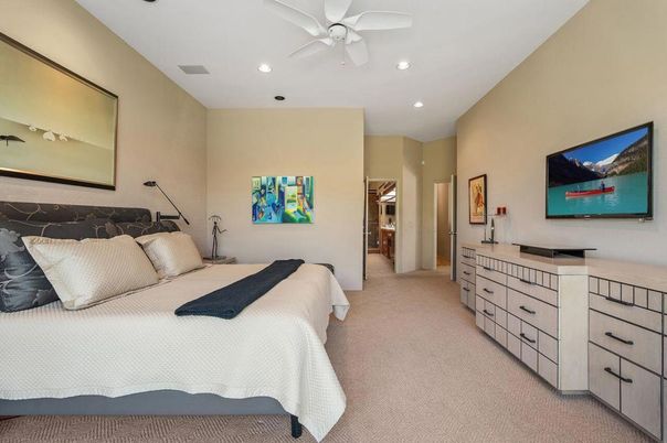 Bedroom, Interior, Recessed Lighting