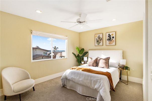 Bedroom, Interior, Recessed Lighting