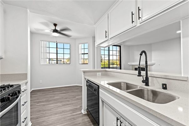 Interior, Kitchen, Wood Texture Flooring