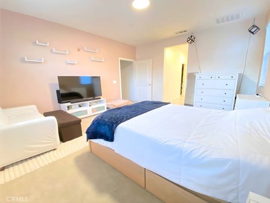 Bedroom, Interior, Recessed Lighting