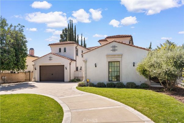 Attached, Backyard, Exterior, Facade, Spanish Mediterranean