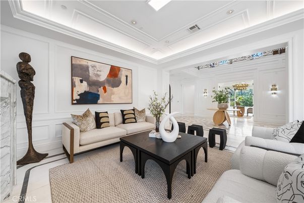 Interior, Living room, Recessed Lighting